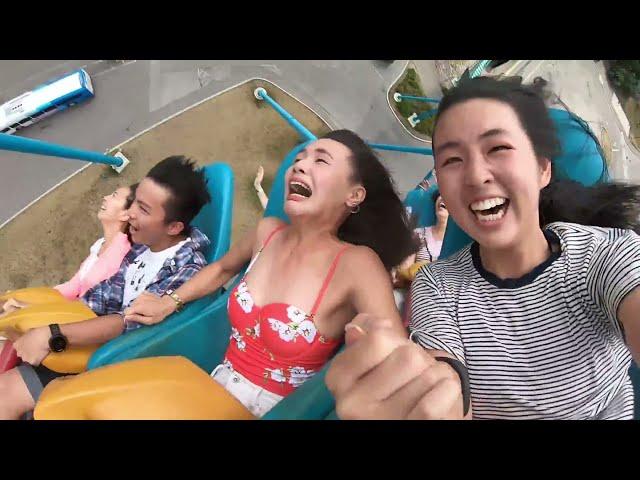 Funniest Roller Coaster reactions Videos compilations