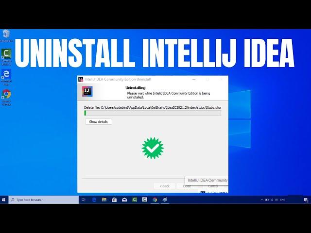 How to Uninstall IntelliJ IDEA from Windows 11