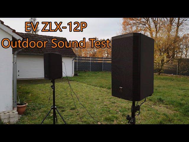EV ZLX-12P - Outdoor Sound Test