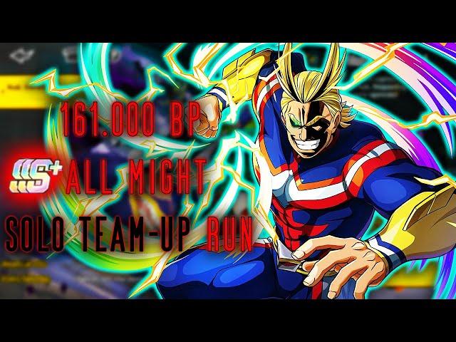 SSS+ All Might 161.000 BP Solo Team-up - My Hero Academia The Strongest Hero