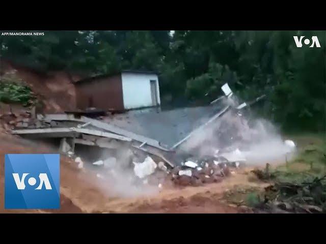 Floods in Kerala, India, Destroy Homes