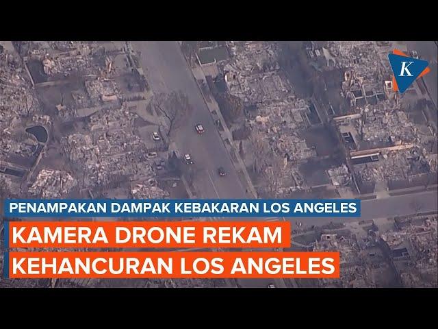 Foto Udara Kehancuran Los Angeles Usai Dihantam Bencana Kebakaran