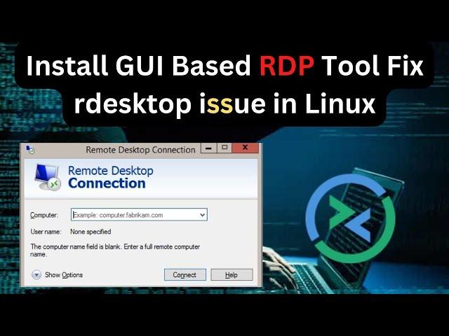 Best Remote Desktop Tool For Ubuntu & Kali | Connect windows 11 using Kali Linux | Remmina  Tool