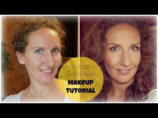 BRONZE GODDESS Summer Makeup Tutorial - My Mostly Natural Filming Look | VitaLivesFree