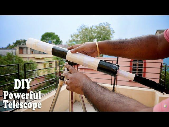 CRAZY DIY Telescope With Cardboard | Powerful Cheap Telescope Making | Best Handmade Telescope