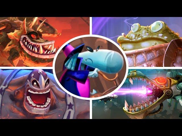 Rayman Legends - All Bosses  (No Damage)