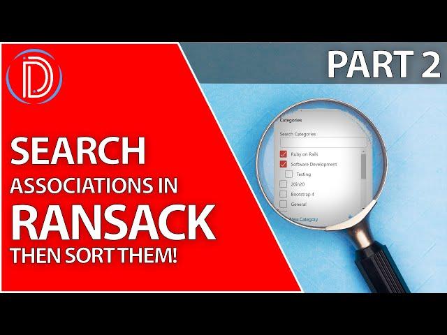 Search And Sort Ransack Associations With The Rails Ransack Gem | Ruby On Rails 6 Ransack Tutorial