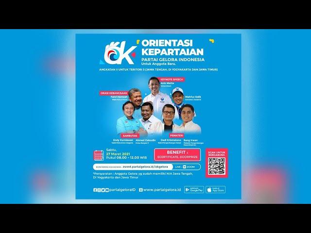 ORIENTASI KEPARTAIAN Partai Gelora Indonesia Teritori 3