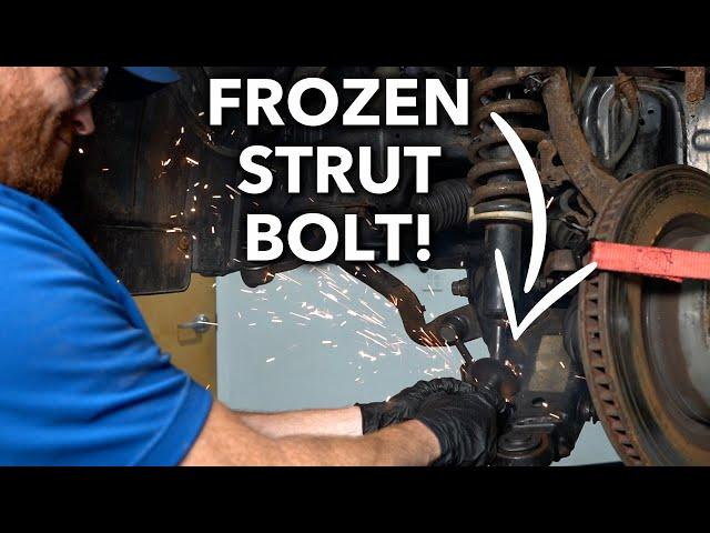 Frozen Stuck Strut Bolt? Try These Tricks Before Cutting It!