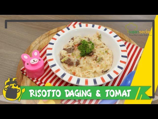 Resep MPASI 12 Bulan+, Risotto Daging & Tomat