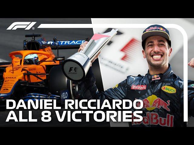 EVERY Daniel Ricciardo Win Of His F1 Career!