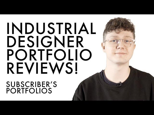 Industrial Design Portfolio Reviews