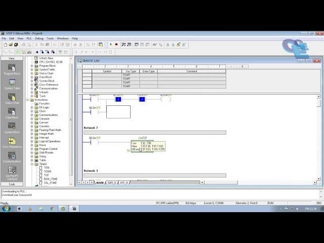 Step7 MicroWIN Upload & Download Program in S7 200 PLC using USB PPI