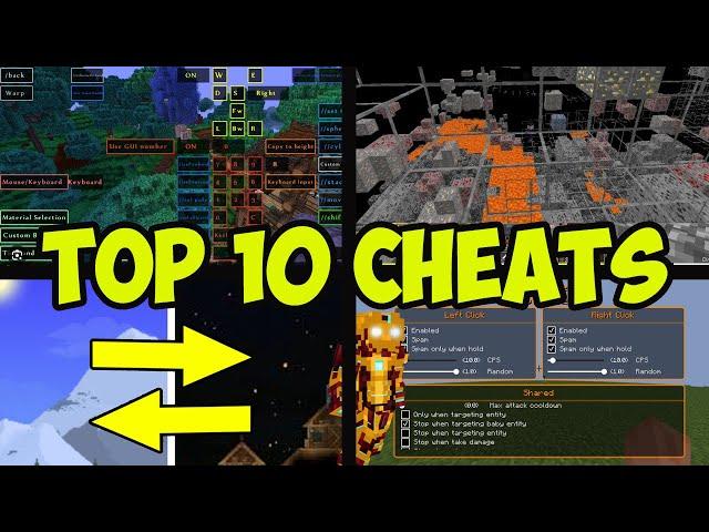 Top 10 Minecraft CHEATS 1.20.6 - TOP 10 MODS CHEATS 1.20.6 (2024)