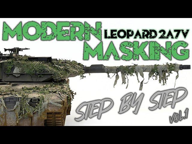 MODERN  MASKING on Leopard 2A7V [Tamiya 35387] tutorial, vol.1
