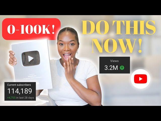 HOW TO: 100K SUBSCRIBERS IN 90 DAYS OR LESS! **Step-by-Step to Grow Your Youtube Channel**