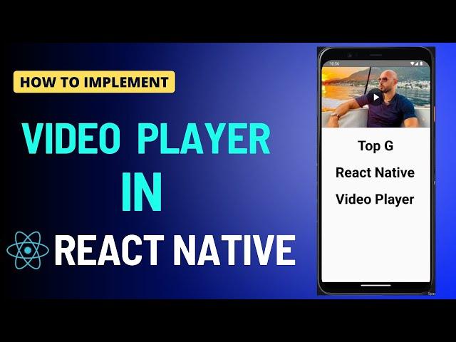 How to add video in React Native | Video Player in React Native | React Native Tutorial