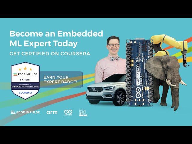 Introduction to Embedded Machine Learning on Coursera
