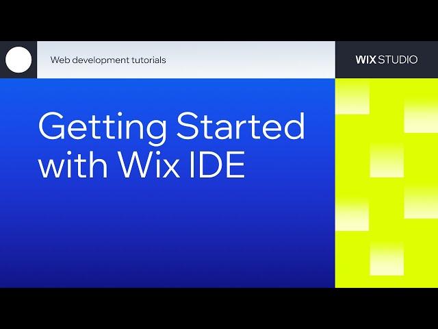 How to Start Coding with the Wix IDE on Wix Studio