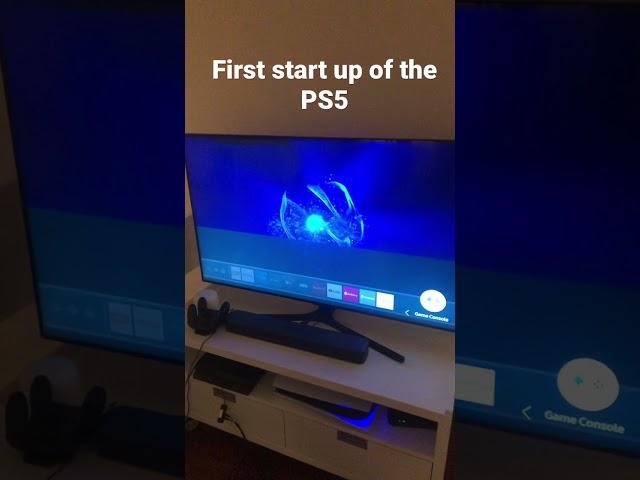 PS5 First start up animations #shorts #ps5