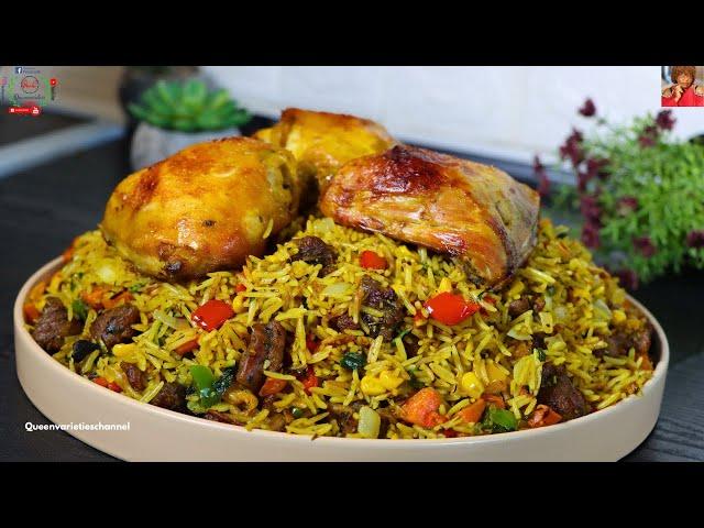 How To Cook Fried Rice! | Bell Pepper Fried Rice Recipe For a Get Together!