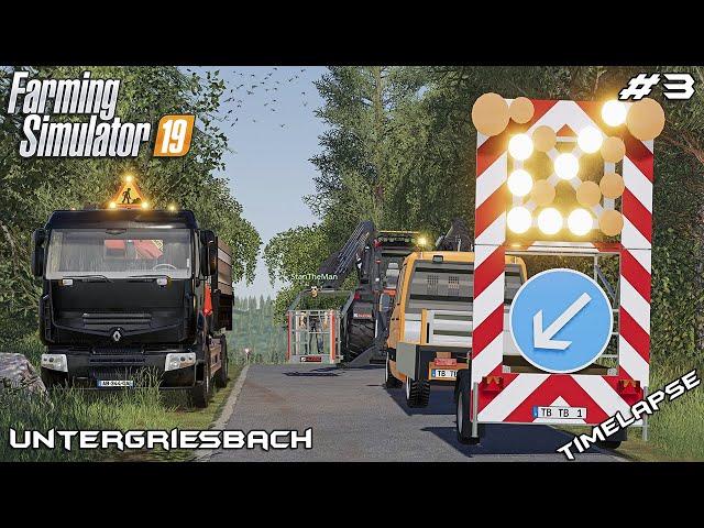 Maintaining roads with @StanTheMan_ | Lawn Care on Untergriesbach | Farming Simulator 19 | Episode 3