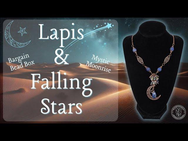 Bargain Bead Box September 2024 - Lapis Moon Necklace