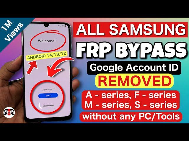 Finally New Method-All Samsung FRP Bypass|Unlock 2024 All Android 12/13/14 | Google Account Remove