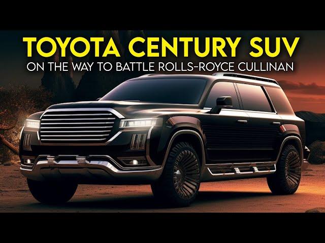 Toyota Century SUV On The Way To Battle Rolls-Royce Cullinan