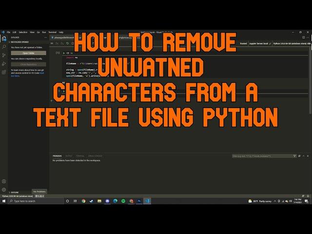 How To Remove Unwanted Characters From A Text File Using Python