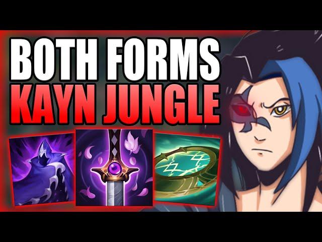 HOW TO PLAY BOTH FORMS OF KAYN JUNGLE TO WIN MORE OF YOUR SOLO Q GAMES! - League of Legends Guide