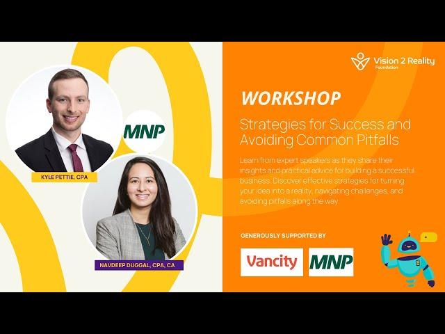 Workshop with MNP Port Moody Office | Strategies for Success and Avoiding Common Pitfalls