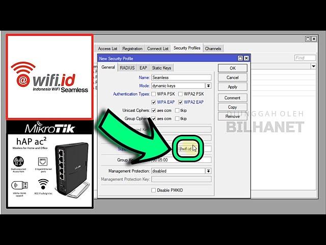 Setting Mikrotik Tangkap seamless@wifi.id Lancar dengan HAP AC2