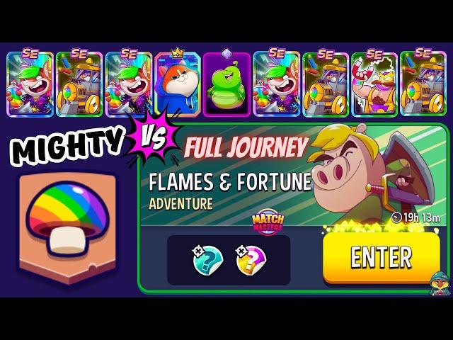 FULL Adventure Flames & Fortune! Mighty Mushrooms + Blow’Em Up + Sprint | Match Masters