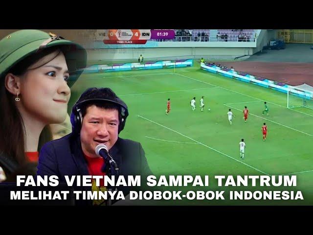 Ngamuk Usai Dib4ntai Timnas, Mending WO Aja Kalo Gini !! Reaksi Fans Vietnam Usai Kalah vs Indonesia