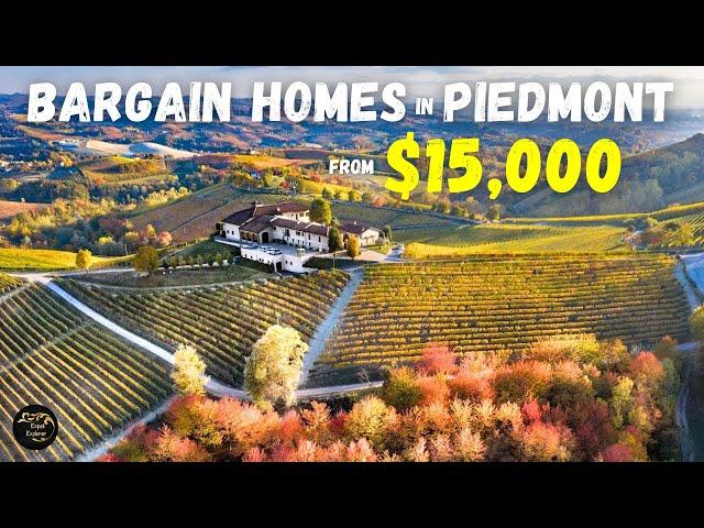 BUDGET Homes in Northern ITALY | Cheap PROPERTIES From €15,000 in Piedmont!