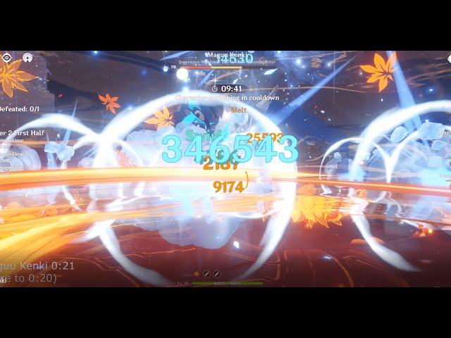 Melt Ganyu 0:21 3 Shots Maguu Kenki Strat (No Ayaka/Hu Tao 2nd core)