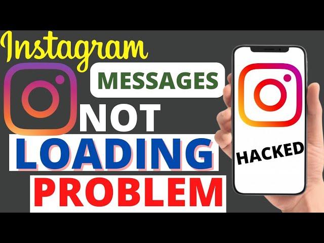 How to fix Instagram Messages Not Loading Iphone|Instagram Message Problem|Instagram DM Not working