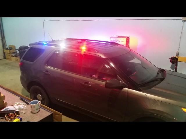 2014 Ford Utility custom Side Lights/Alley Lights | Fleet Services Installation