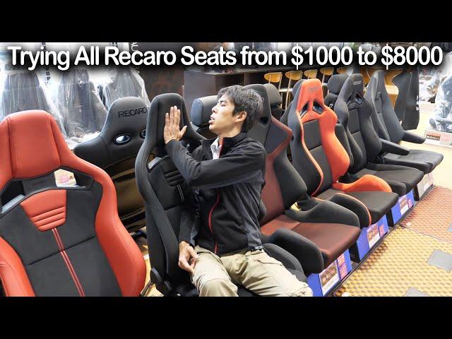 Japan exclusive Special JDM Recaro Seats from $1000 to $8000 | ASM Limited RS-G S2000 | JDM Masters