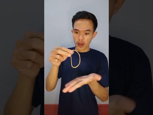 MENYALA  Tutorial Trik Sulap Karet Mudah  #youtubeshorts #shorts #viral #magic #tutorial