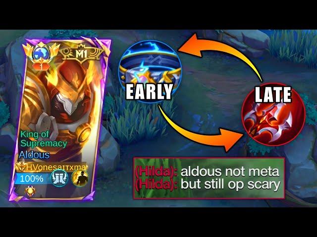 NEW ALDOUS PERFECT TRUE DAMAGE BUILD FOR EARLY TO LATE GAME 99% BRUTAL DAMAGE - Mobile Legends