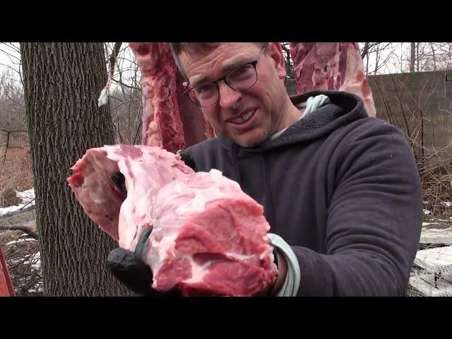 Butchering and Processing Our Own Hog At Home (Part 1) #homesteading  #diy  #pork