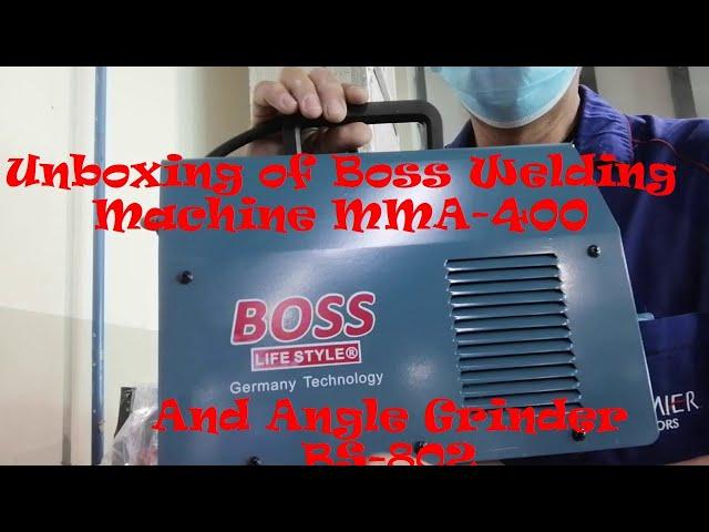 Unboxing of Boss MMA-400 Welding Machine & Angle Grinder