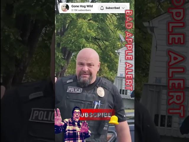 Sgt  Riggs INTIMIDATION FAIL and Waddle of Shame #copwatch #tyrants