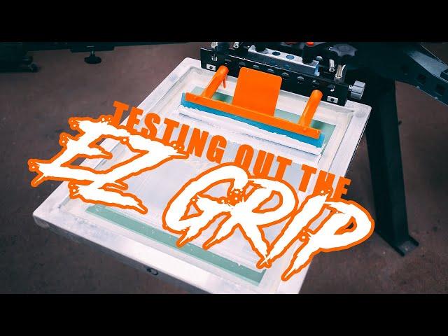 The Best Squeegee You Can Get?! | EZ GRIP | SCREEN PRINTING