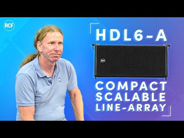 RCF HDL 6-A Line-Array Module - Product Profile