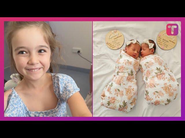 Girl Thinks She's Meeting Baby Sister Surprised With Twins