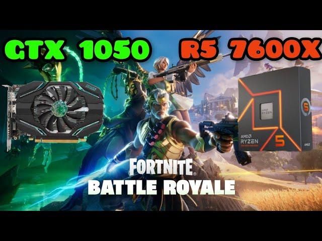 FORTNITE CHAPTER 5 SEASON 2 - RYZEN 5 7600X - GTX 1050 2GB - Performance Mode Gameplay