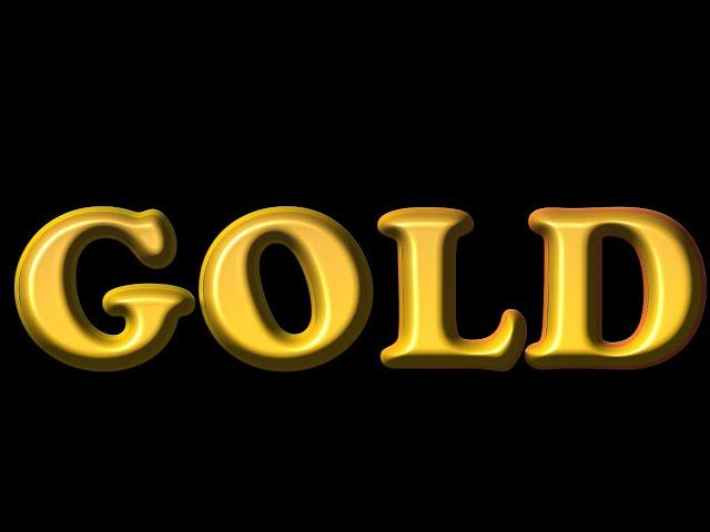 How to Make a 3d Gold Text Design in CorelDRAW.